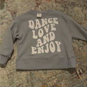 Zara Dance Sweatshirt NWOT